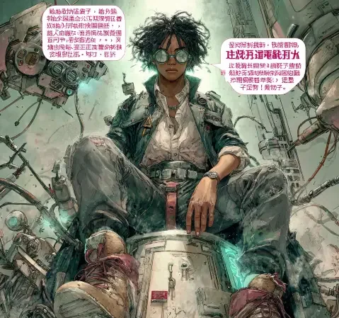 科幻片单封面，星球与轨道线条